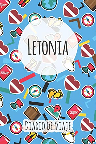 Diario de viaje Letonia: Planificador de viajes I Planificador de viajes por carretera I Cuaderno de puntos I Cuaderno de viaje I Diario de bolsillo I Regalo para mochileros I Agenda de viaje