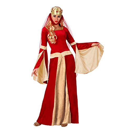 DISFRAZ DAMA MEDIEVAL MUJER ADULTO NOBLE ROJO