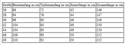 Disfraz de Magd medieval para carnaval, talla 46