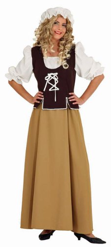 Disfraz de Magd medieval para carnaval, talla 46
