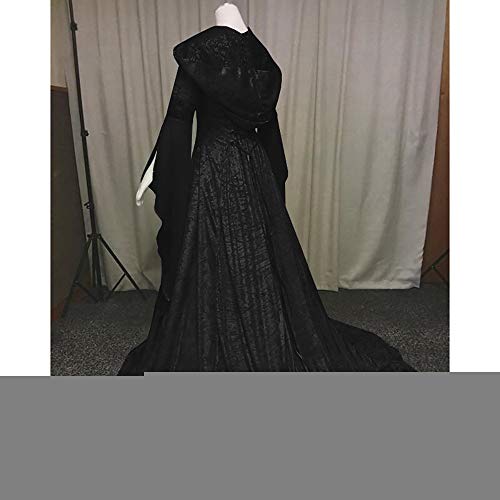 Disfraz Medieval para Adultos, Fiesta de Carnaval de Halloween, Cosplay, Disfraz de Bruja Vampiro
