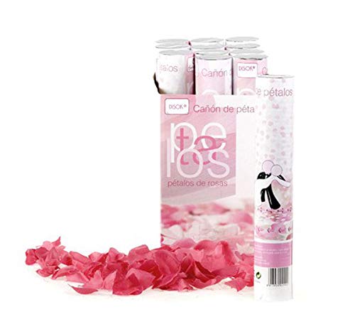 DISOK Lote 20 Cañones de Pétalos Boda 40 Cm Ideal para Decorar Fiestas y Bodas - Lanza pétalos para Bodas Baratos Ofertas Lotes Amazon