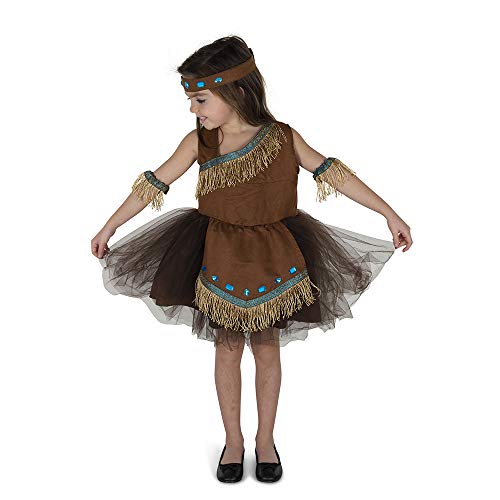 Dress Up America Indian Girl Costume Disfraces , Multicolor ( Multi color ) , One Size para Hombre