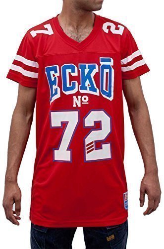 Ecko Hombres Niños Macabee Estrella Suéter Fútbol Americano Baloncesto Camisetas El Tiempo Es G Money - sintético, Rojo, 100% poliéster, Hombre, Chica