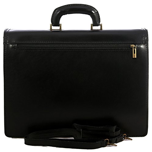 El hombre del bolso del organizador por Italian Job, 100% cuero auténtico Made in Italy