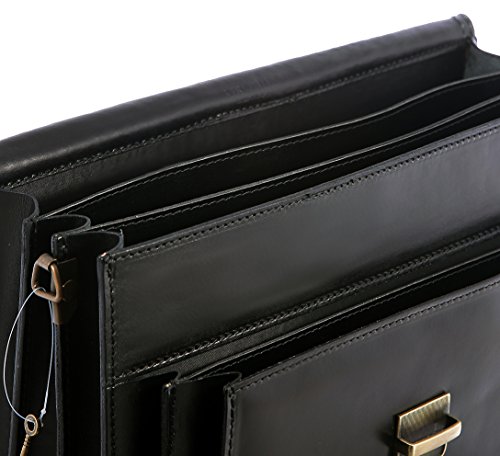El hombre del bolso del organizador por Italian Job, 100% cuero auténtico Made in Italy