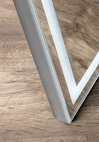 Espejo para el vestidor Modelo Paris, con iluminación led Potente, Cualquier Estancia de la casa, Espejo Alto, Utilizar para vestirse.