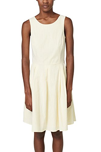 Esprit 058ee1e014 Vestido, Amarillo (Light Yellow 745), 42 (Talla del Fabricante: 40) para Mujer