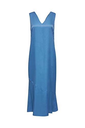 ESPRIT Collection 030EO1E347 Vestido para ocasión Especial, 450/azul petróleo, 36 para Mujer