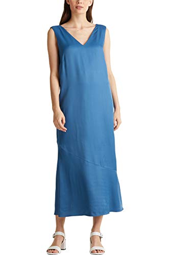 ESPRIT Collection 030EO1E347 Vestido para ocasión Especial, 450/azul petróleo, 36 para Mujer