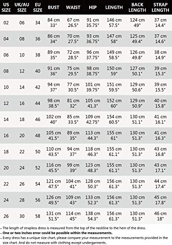 Ever-Pretty Vestidos de Fiesta Un Hombro Gasa Corte Imperio sin Mangas A-línea para Mujer Borgoña 38