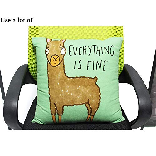 FARRELL Funda de Almohada Cuadrada Yin-Yang, Funda de Almohada Decorativa con Peces japoneses, Protectores, Funda de cojín para sofá, Dormitorio, Coche, Boda