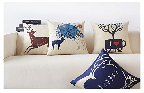 FARRELL Funda de Almohada Cuadrada Yin-Yang, Funda de Almohada Decorativa con Peces japoneses, Protectores, Funda de cojín para sofá, Dormitorio, Coche, Boda