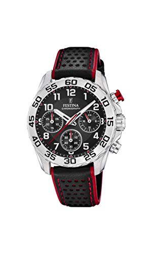 Festina Reloj Cronógrafo para Niños de Cuarzo con Correa en Cuero F20458/3