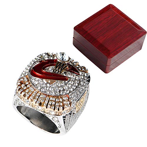 FGRGH Lebron James Memorabilia - Anillos del campeonato de Cleveland Cavaliers de baloncesto personalizados, réplica de anillos de diamante para hombres, con caja de 8
