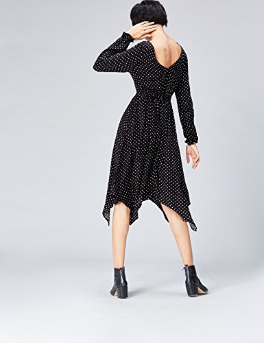 find. 13637 vestidos mujer, Negro (Black), 40 (Talla del Fabricante: Medium)