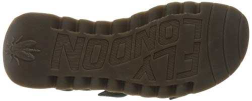 FLY London Tear 2, Sandalias de Punta Descubierta Mujer, Azul (Petroleo 005), 39 EU