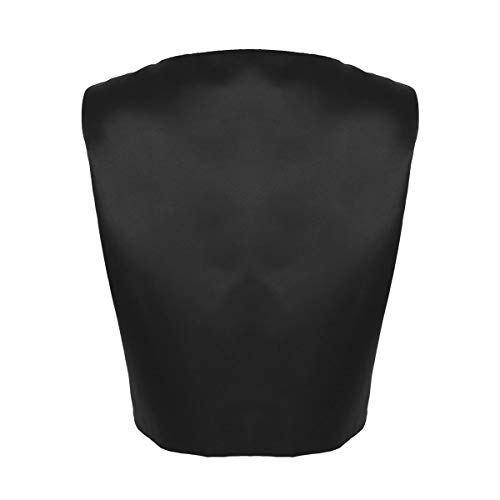 Freebily Corsé Medieval con Cordones Vintage Mujer Corsé Reversible Corpiño Justo Chaleco Top Sexy para Mujer Negro Large