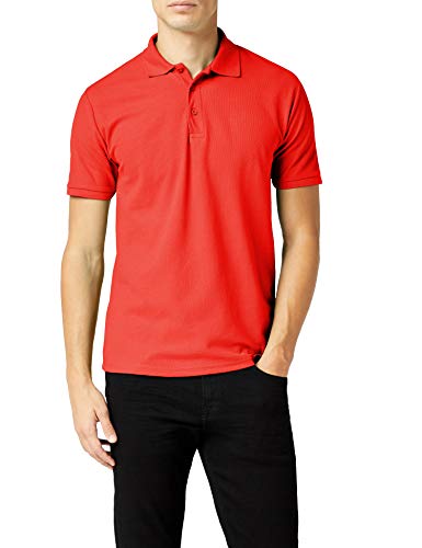 Fruit of the Loom Raglan Sleeve - Polo para hombre, color rojo, talla XX-Large
