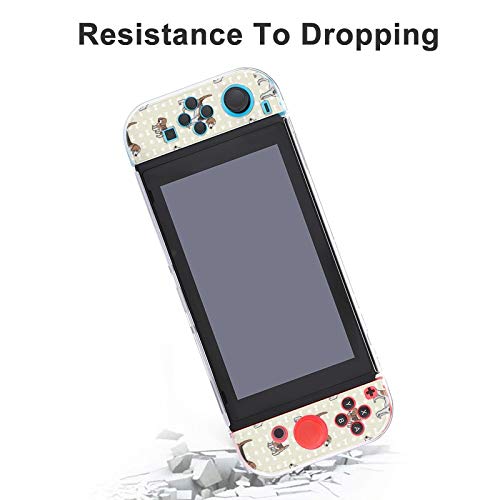 Funda protectora para Nintendo Switch Foxhound Caza Perro Lite Caso con Robusta Anti-Arañazos a prueba de Golpes Shell Split Kawaii Cover para Niños Niñas Mujeres Cambiar Juego Casos