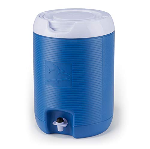 Garrafa térmica para agua Spring Plastime, de color azul o verde, para camping, deportes, tiempo libre, playa, vacaciones. Fabricada en Italia