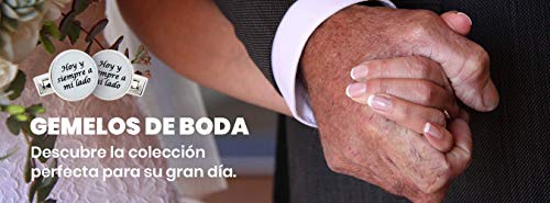Gemelolandia | Gemelos para el Padrino Gemelos para el Hermano de la novia - Gemelos Originales Para Camisas | Para Hombres y Niños | Regalos Para Bodas y Comuniones