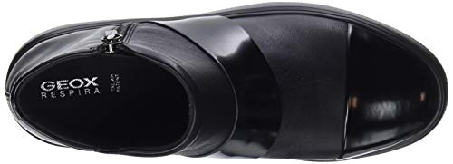 Geox D Kaula E, Botines Mujer, Black (Black C9999), 41 EU