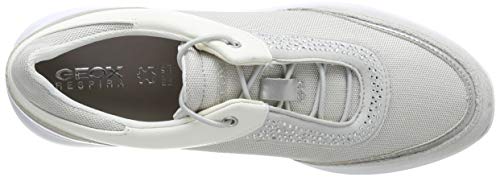 Geox D Ophira C, Zapatillas para Mujer, Plateado (Lt Grey/Silver C1355), 40 EU