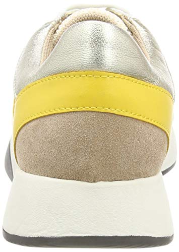 Geox D SUZZIE B, Zapatillas Mujer, Beige (Dk Skin/Off White C5q1q), 42 EU