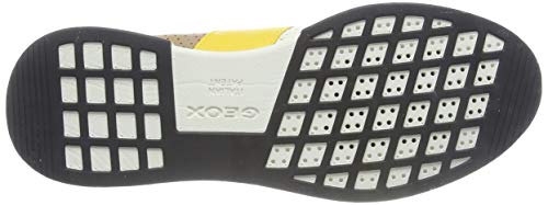 Geox D SUZZIE B, Zapatillas Mujer, Beige (Dk Skin/Off White C5q1q), 42 EU