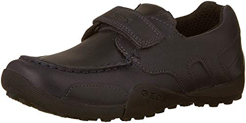 Geox J W.Snake Moc B, School Uniform Shoe, Negro (Black 9999), 37 EU