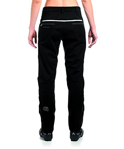 Gonso Mujer Flora Letonia Bicicleta Pantalones, otoño/Invierno, Mujer, Color Negro, tamaño 44