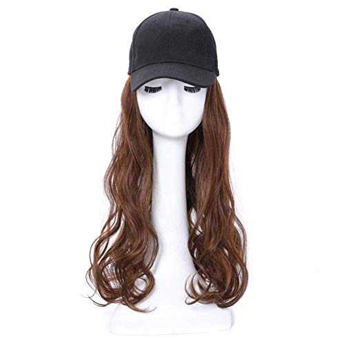 Gorro de béisbol con forma de onda natural y esponjosa, para mujer, gorra de béisbol para hombre, divertida, sombrero, rizos de agua, nyfcc (color : 2/30 #, tamaño: 60 cm)