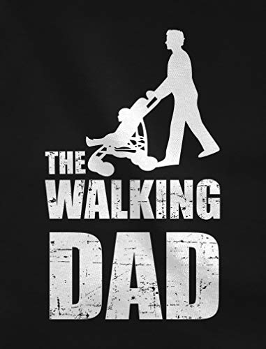 Green Turtle T-Shirts Sudadera con Capucha para Hombre- Regalos Originales para Padres Primerizos - The Walking Dad X-Large Burdeos