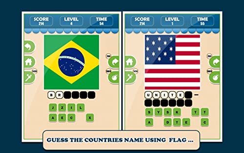 Guess The Country : World Flag Logo Quiz Game