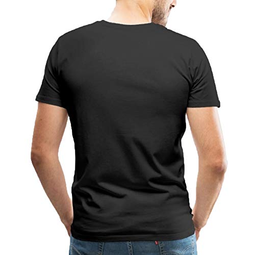 Guns N' Rose Letters Print Camiseta para Hombre Manga Corta Blusa Tops T-Shirt Negro M