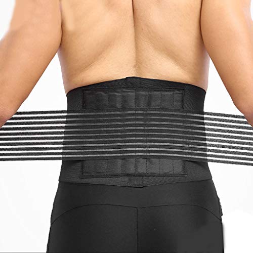 Hahashop2 Cintura Entrenador Faja Reductora Cinturón Ajustable Fitness Faja Adelgazante Pérdida de Peso Cinturón para Hombres Sauna para el Estómago Cinturón Adelgazante Delgado