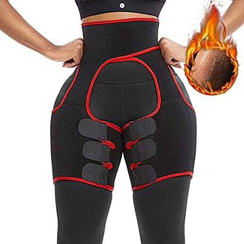 Hahashop2 Reductora Adelgazante para Mujer Cinturón Lumbar Reductor de Cintura y Abdomen para Gimnasio Fitness y Deporte Faja Lumbar Abdominal de Sudoración y Efecto Sauna