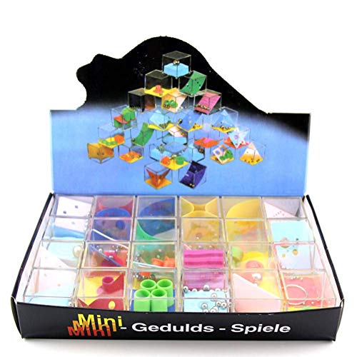 Harxin 28 Mini Juegos Rompecabezas, Set de 24 Puzzles, 4 Patineta Mini Dedo,Juegos con Niveles Diferentes, Juegos con Niveles Diferentes, Adultos o Niños (Mini Juegos Rompecabezas)