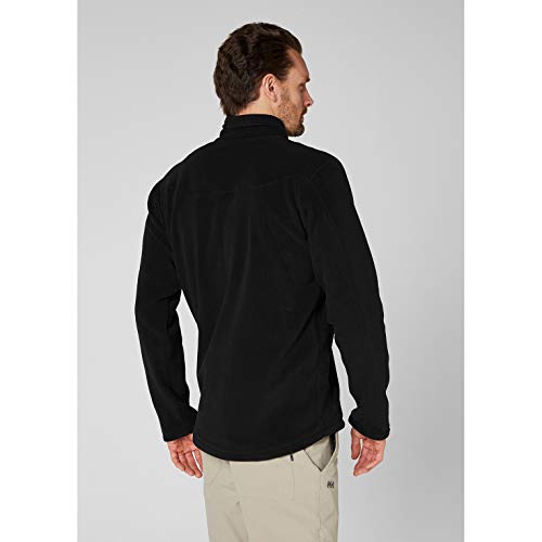 Helly Hansen Daybreaker Fleece Jacket Chaqueta con Forro Polar para Hombres, con tecnología Polartec y diseñada para Cualquier Actividad Casual o Deportiva, Negro, L