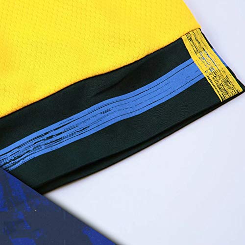 Hombre Boys Football Jersey Set Sweden Casa Camisetas, 10# Ibrahimovic Soccer Jersey, Fan Jersey, Fútbol Mangas Cortas Sports Jerseys Sudadera, Regalos #10-16