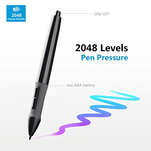 Huion H420 Tableta de Dibujo de Gráficos 4 x 2.23 Pulgadas Tablero de Dibujo de Gráficos Incluye USB Art Design Graphics Digital Pen con teclas de acceso rápido