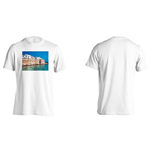INNOGLEN Vacaciones en la Playa de Italia Viajar por el Mundo Camiseta de los Hombres b402m