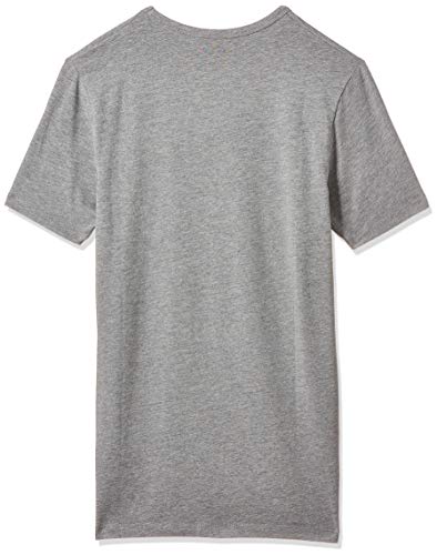 Jack & Jones Jones - Camiseta de manga corta con cuello redondo para hombre, Grau (LIGHT GREY MELANGE JJ LIGHT GREY MELANGE), Large