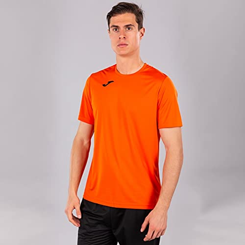 Joma Combi Camiseta Manga Corta, Hombre, Naranja, XL