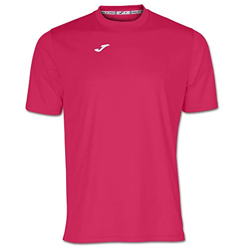 Joma Combi Camiseta Manga Corta, Hombre, Rosa (Fucsia), S