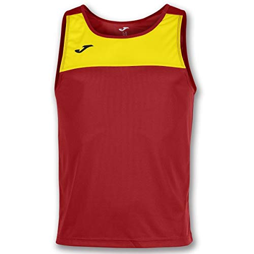 Joma Race Camisetas Caballero, Hombre, Rojo/Amarillo/m