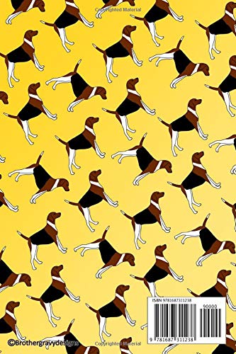 Journal: Yellow american foxhound notebook