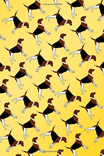 Journal: Yellow american foxhound notebook