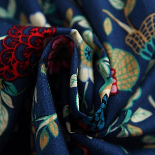 K-youth® Flor del Sol de impresión Vestidos Niña Wedding Party Birthday Dress Princesa Vestido de Fiesta Ropa Bebe Niña Recién Nacido Ropa De Manga Larga Barata 2018 Ofertas (Armada, 8-9 años)